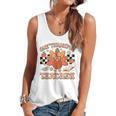One Thankful Teacher Thanksgiving Retro Groovy Fall Teachers Flowy Tank, trending gift One Thankful Teacher Thanksgiving Retro Groovy Fall Teachers Flowy Tank, trending gift
