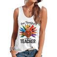 One Thankful Teacher Thanksgiving TurkeyCute Pencil Flowy Tank, trending gift