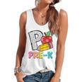 P Is For Pre-K Teacher Pencil Apple Back To School Flowy Tank, trending gift P Is For Pre-K Teacher Pencil Apple Back To School Flowy Tank, trending gift