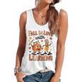Retro Fall In Love With Learning Autumn Pumpkin Teacher Kids Flowy Tank, trending gift