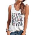 Retro IT'S ME Hi I'm The TEACHER Groovy Testing Squad Pink Flowy Tank, trending gift Retro IT'S ME Hi I'm The TEACHER Groovy Testing Squad Pink Flowy Tank, trending gift