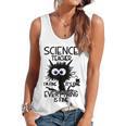 Science Teacher Appreciation Merch -Adults -Youth Grey Classic Fit Modern Science Theme Cartoon Flowy Tank, trending gift