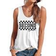 Second Grade Checkered Teacher 1st Day Back To School Women Flowy Tank, trending gift