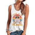 I Teach In My Pajamas Teacher Sunset Bear Retro Flowy Tank, trending gift I Teach In My Pajamas Teacher Sunset Bear Retro Flowy Tank, trending gift