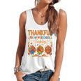 Teach Thanksgiving Teacher Thankful For My Preschool Turkeys Flowy Tank, trending gift