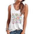 The Tired Teachers Department Retro Groovy Back To School Flowy Tank, trending gift