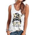 History Teacher Messy Bun Life Hair Glasses Flowy Tank, trending gift History Teacher Messy Bun Life Hair Glasses Flowy Tank, trending gift