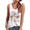 Trick Or Teach Groovy Teacher Halloween Retro Floral Ghost Flowy Tank, trending gift Trick Or Teach Groovy Teacher Halloween Retro Floral Ghost Flowy Tank, trending gift