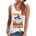 Trick Or Teach Teacher Halloween Ghost Pencil Floral Flowy Tank, trending gift Trick Or Teach Teacher Halloween Ghost Pencil Floral Flowy Tank, trending gift