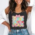 100 Days Of School Preppy 100th Day Of School Teacher Kids Flowy Tank, funny gift 100 Days Of School Preppy 100th Day Of School Teacher Kids Flowy Tank, funny gift