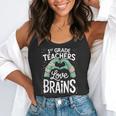 1st Grade Teachers Love Brains Shirt Halloween Teacher Flowy Tank, funny gift 1st Grade Teachers Love Brains Shirt Halloween Teacher Flowy Tank, funny gift
