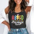 4th Grade Rocks ABCD Back To School Rock Teachers Flowy Tank, funny gift 4th Grade Rocks ABCD Back To School Rock Teachers Flowy Tank, funny gift