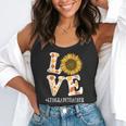 4th Grade Teacher Love Autumn Fall Sunflower Appreciation Flowy Tank, funny gift 4th Grade Teacher Love Autumn Fall Sunflower Appreciation Flowy Tank, funny gift
