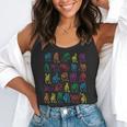 ABC Sign Language Chart Teacher Hand Letter Alphabet ASL Flowy Tank, funny gift