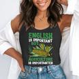 AG Teacher English Is Important But Agriculture Teacher Flowy Tank, funny gift