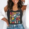 Alphabet Hi Back To School ABC Pre K Kindergarten Teacher Flowy Tank, funny gift Alphabet Hi Back To School ABC Pre K Kindergarten Teacher Flowy Tank, funny gift
