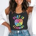 Apple Retro Play Is Learning Kindergarten Teacher Daycare Flowy Tank, funny gift