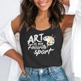 Art Is My Favorite Sport Artist Art Lover Teacher Flowy Tank, funny gift
