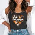Art Teacher Heart Autumn Thanksgiving Kids Flowy Tank, funny gift Art Teacher Heart Autumn Thanksgiving Kids Flowy Tank, funny gift