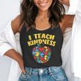 Autism Teacher Shirt I Teach Kindness Apple Puzzle Awareness Flowy Tank, funny gift Autism Teacher Shirt I Teach Kindness Apple Puzzle Awareness Flowy Tank, funny gift