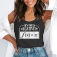 Avoid Negativity Math Teacher Flowy Tank, funny gift