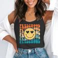 Back To School Groovy Smile Preschool Teachers Students Kids Flowy Tank, funny gift Back To School Groovy Smile Preschool Teachers Students Kids Flowy Tank, funny gift