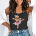 Ballet Dancer Gingerbread Christmas Dance Teacher Girl Women Flowy Tank, funny gift Ballet Dancer Gingerbread Christmas Dance Teacher Girl Women Flowy Tank, funny gift
