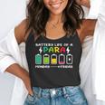 Battery Life Of a Paraprofessional Para Teacher Life Flowy Tank, funny gift Battery Life Of a Paraprofessional Para Teacher Life Flowy Tank, funny gift