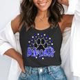 Blue Bobcats School Spirit Coquette Bow Mascot Teacher Flowy Tank, funny gift