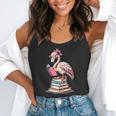 Book Lover Cute Flamingo Reading Teacher Librarian Women Flowy Tank, funny gift Book Lover Cute Flamingo Reading Teacher Librarian Women Flowy Tank, funny gift