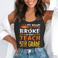 My Broom Broke So Now I Teach 5th Grade Halloween Teacher Flowy Tank, funny gift My Broom Broke So Now I Teach 5th Grade Halloween Teacher Flowy Tank, funny gift