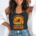 My Broom Broke So Now I Teach English Halloween Teacher Flowy Tank, funny gift My Broom Broke So Now I Teach English Halloween Teacher Flowy Tank, funny gift