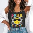 Bruh It's Fri-Yay Friday Weekend Smile Face Teacher Student Flowy Tank, funny gift