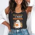 You Cant Scare Me I Teach Preschool Halloween Teacher Flowy Tank, funny gift