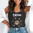 Catom Science Teacher Chemistry Lover Physics School Cat Flowy Tank, funny gift Catom Science Teacher Chemistry Lover Physics School Cat Flowy Tank, funny gift