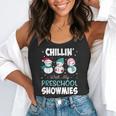 Chillin' With My Preschool Snowmies Teacher Christmas Men Women Kids Flowy Tank, funny gift Chillin' With My Preschool Snowmies Teacher Christmas Men Women Kids Flowy Tank, funny gift