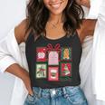 Christmas Teacher Stamps Flowy Tank, funny gift