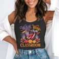 Way To Classroom Halloween Witch Three Cute Sloths Teacher Flowy Tank, funny gift Way To Classroom Halloween Witch Three Cute Sloths Teacher Flowy Tank, funny gift