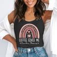 Coffee Gives Me Teacher Powers Leopard Rainbow Teacher Flowy Tank, funny gift Coffee Gives Me Teacher Powers Leopard Rainbow Teacher Flowy Tank, funny gift