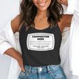 Composition Notebook Halloween Costume Teacher Student Flowy Tank, funny gift