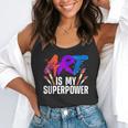 Cool Art For Men Women Art Teacher Artist Painter Superpower Flowy Tank, funny gift Cool Art For Men Women Art Teacher Artist Painter Superpower Flowy Tank, funny gift