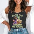 All The Cool Dragons Are Reading Dragon Teacher Flowy Tank, funny gift