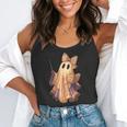 Coquette Music Note Patchwork Ghost Music Teacher Halloween Flowy Tank, funny gift