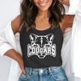 Cougars Teacher Student School Sports Fan Team Spirit Flowy Tank, funny gift