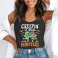 Creepin It Real Monster School Teacher Principal Halloween Flowy Tank, funny gift