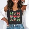 Cute Coquette Pencil Bow Christmas School Teacher Student Flowy Tank, funny gift Cute Coquette Pencil Bow Christmas School Teacher Student Flowy Tank, funny gift