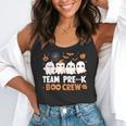Cute Ghosts Pre-K Boo Crew Teachers Halloween Party Team For Men Women Kids Flowy Tank, funny gift