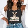 Cute Reading Bunny Glasses Books Bookworm Reader Teacher Flowy Tank, funny gift Cute Reading Bunny Glasses Books Bookworm Reader Teacher Flowy Tank, funny gift