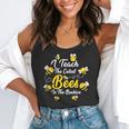 Cute I Teach The Cutest Bees In The Beehive Teacher's Day For Men Women Kids Flowy Tank, funny gift