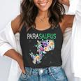 Dino Para Professional Teacher Collection T-Rex Dinosaur Paraeducator Assistant Teacher Flowy Tank, funny gift